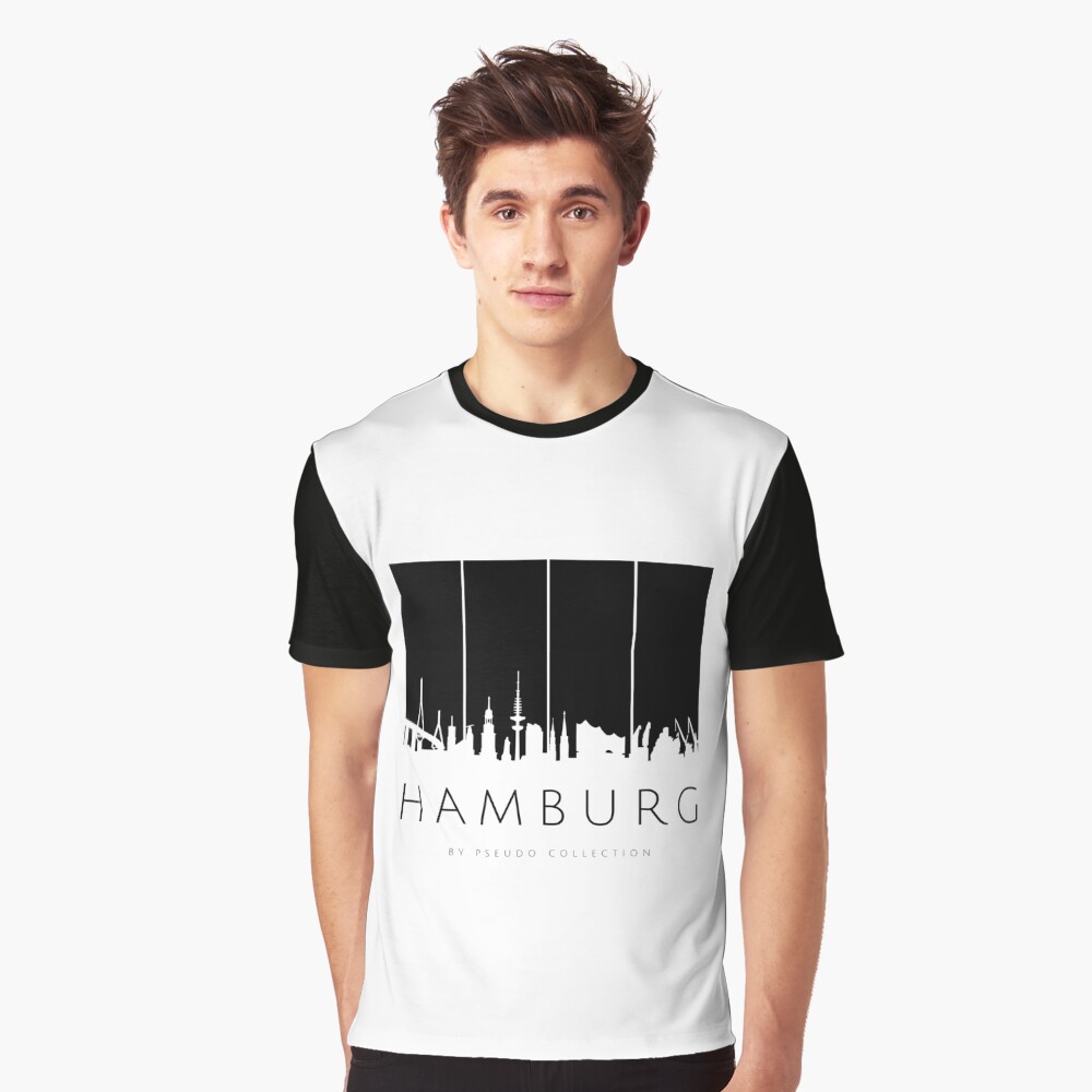 "Skyline Hamburg" TShirt von PCollection Redbubble