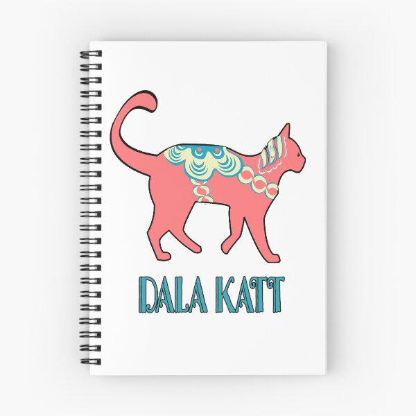 Item preview, Swedish Dala Katt Dalecarlian Horse Kitty Cats Cat designed and sold by funnytshirtemp.