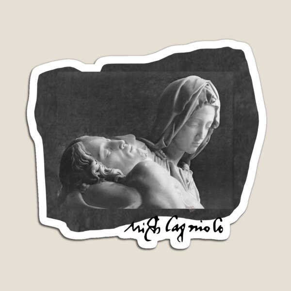 Item preview, Michelangelo Buonarroti, Pieta (Design by ACCI) with his signature designed and sold by VanyssaGraphics.