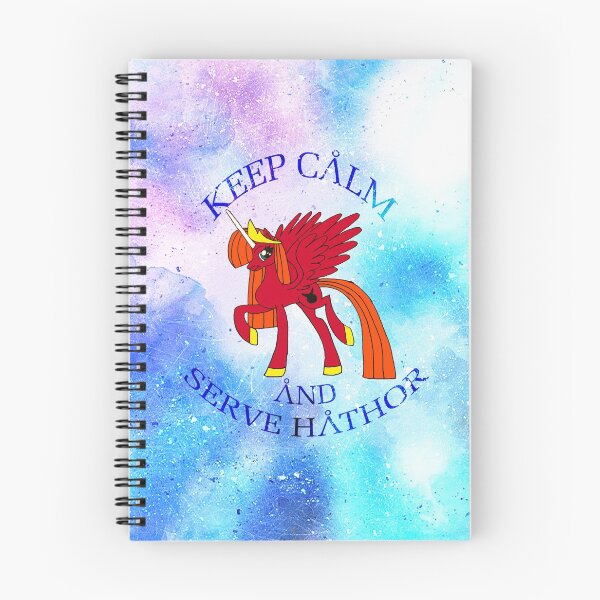 Item preview, Keep Calm and Serve Hathor Pony designed and sold by NatLeBrunDesign.