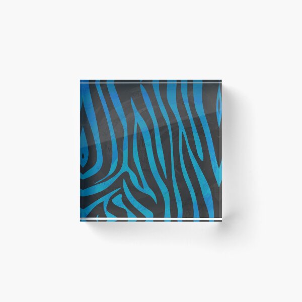 Item preview, Zebra Black and Blue Print designed and sold by ImagineThatNYC.