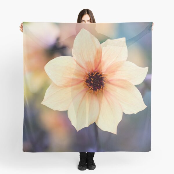 Yellow Summer Flower Scarf