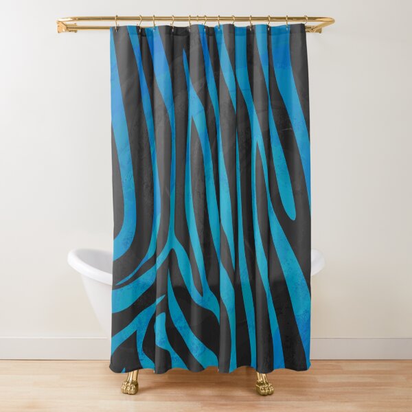Item preview, Zebra Black and Blue Print designed and sold by ImagineThatNYC.