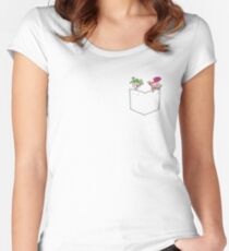 Cosmo and Wanda Pocket Pals Women's Fitted Scoop T-Shirt