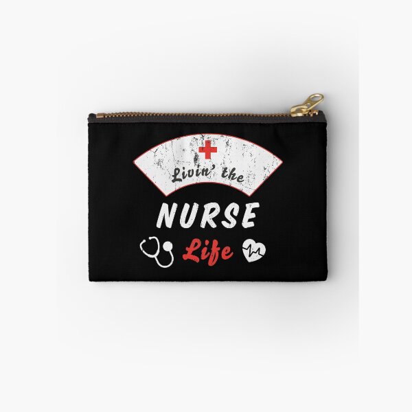 Item preview, Livin The Nurse Life, Save Lives Nurses Gift designed and sold by Space Fox.