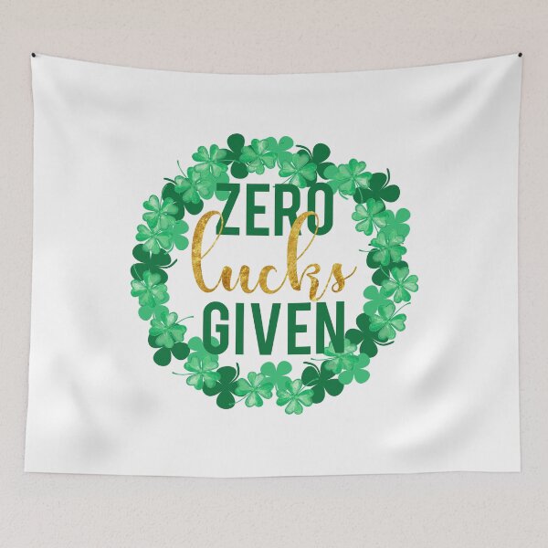 Item preview, FUNNY ST. PATRICK'S DAY product PRETTY NO LUCKS GIVEN CLOVER designed and sold by rdorsey8.