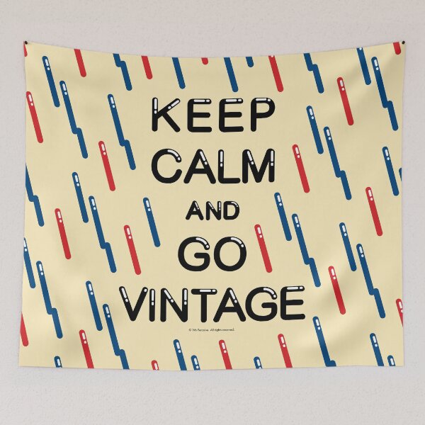 Item preview, WE PERCEIVE | KEEP CALM AND GO VINTAGE designed and sold by Luis Wong | We Perceive.