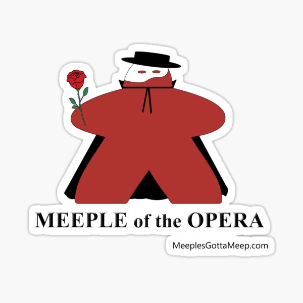 Item preview, Meeple of the Opera designed and sold by GottaMeep.
