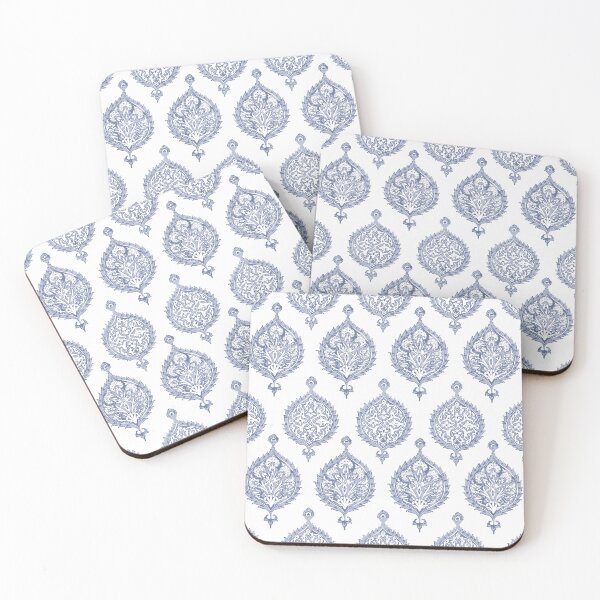 Item preview, Endana Block Print in Periwinkle designed and sold by House of Haha.