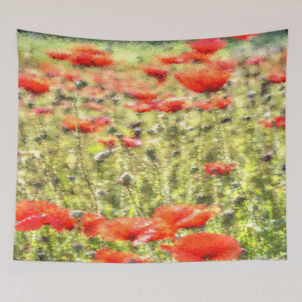 Aperçu de l'œuvre Poppy Meadow Art créée et vendue par Londonimages.