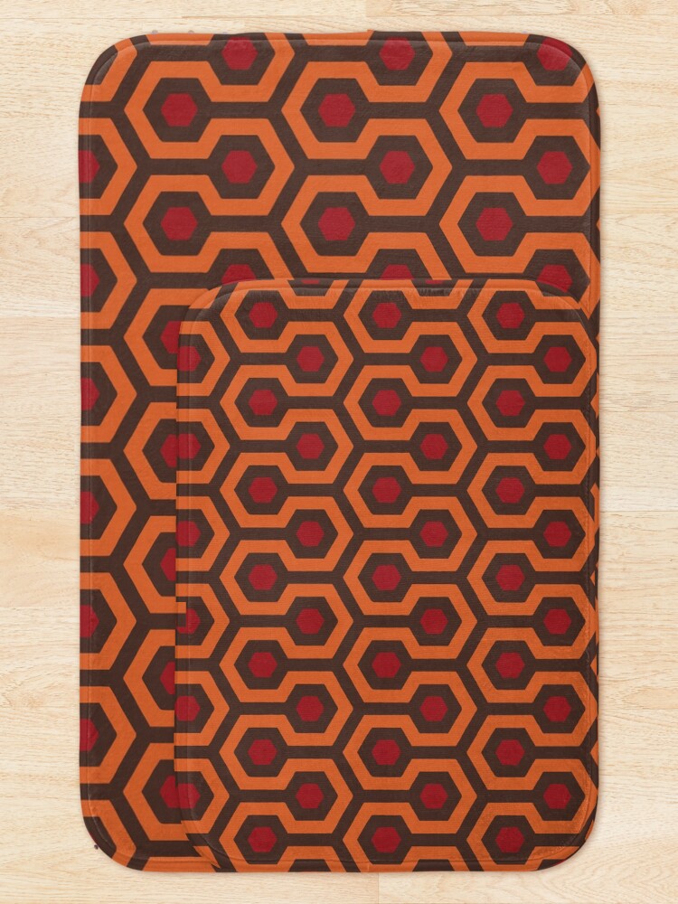 Alternate view of REDRUM Overlook Hotel Carpet Stephen King's The Shining Bath Mat