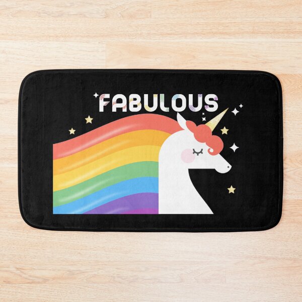 Item preview, Fabulous Sparkling Rainbow Unicorn designed and sold by BunnyThePainter.