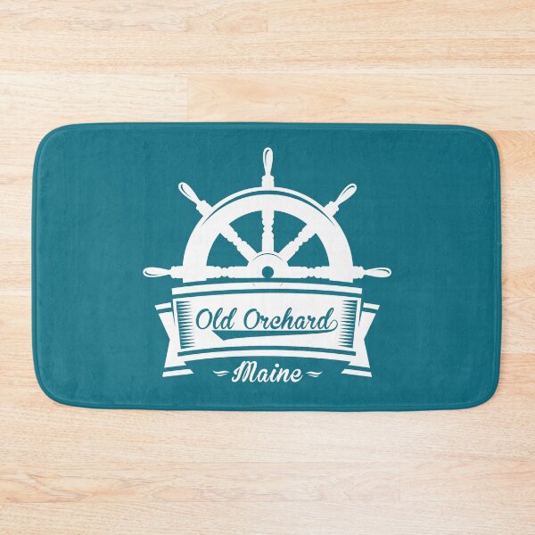 Item preview, Old Orchard Beach Maine Nautical Design with Ship's Wheel designed and sold by TeagoShirts.