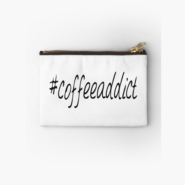 Item preview, #coffeeaddict designed and sold by SassyClassyMe.