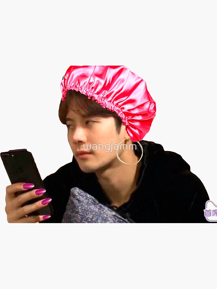 "jackson wang" Sticker for Sale by wangjamm Redbubble