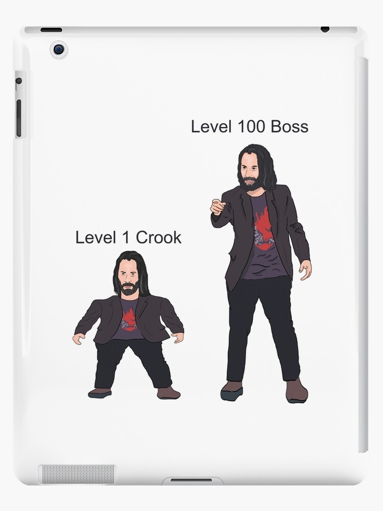 Mini Reeves Vs Level 100 Boss Keanu" iPad Case & Skin for Sale by Barnyardy | Redbubble