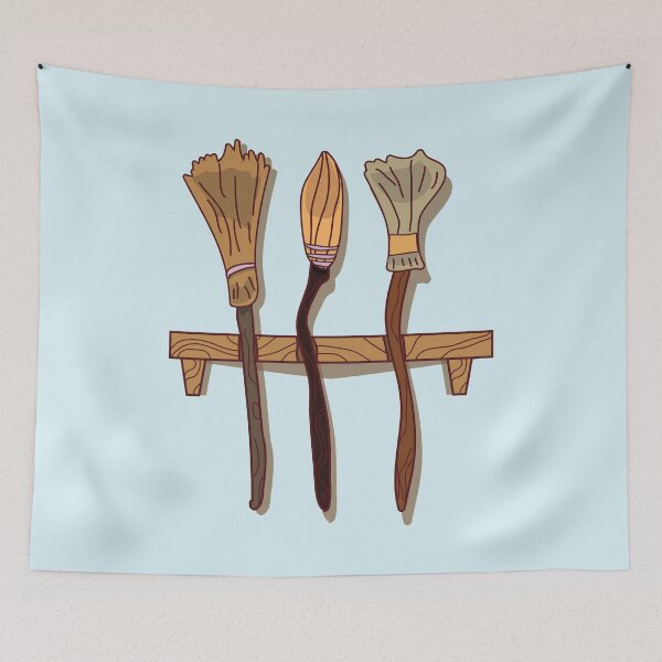 Item preview, Broomstick Beauties: Charmingly Spooky Shelf Display designed and sold by Mrsmauve.