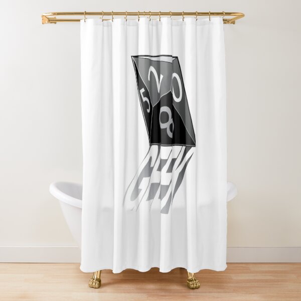 5280Geek Roll Shower Curtain