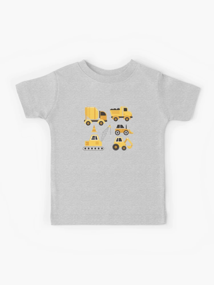 Baby Boy Construction Vehicle Print Black Long-sleeve Pullover Sweatshirt