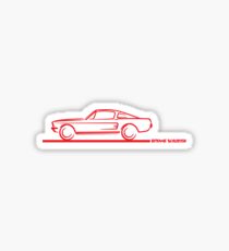 1967 Ford Mustang Fastback Sticker