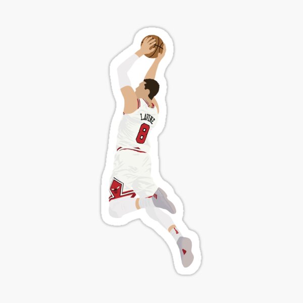 Zach LaVine Zach LaVine Zach LaVine (2) Sticker for Sale by