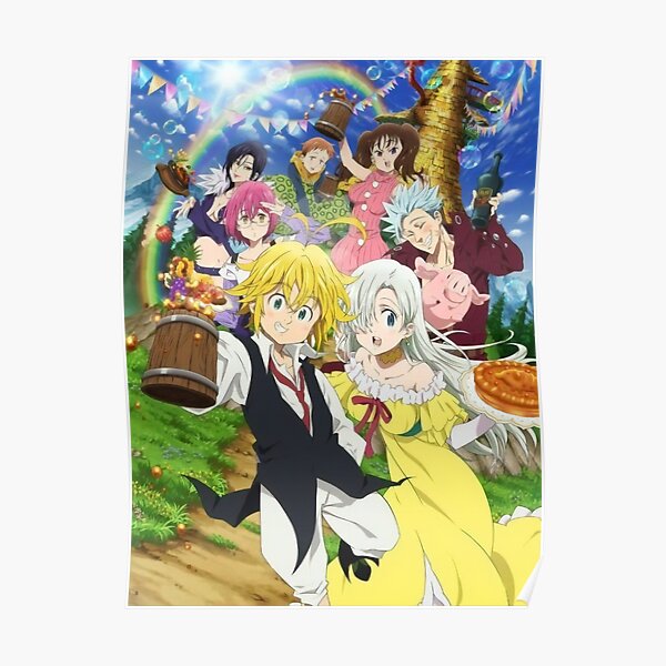 Seven Deadly Sins Posters Redbubble