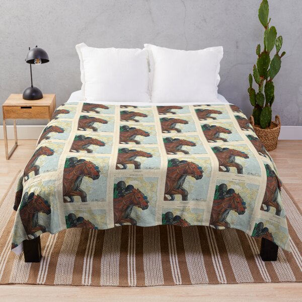 Item preview, Thoroughbred Horse on Map designed and sold by Elizabeth Staley.