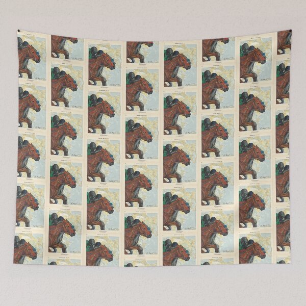 Item preview, Thoroughbred Horse on Map designed and sold by Elizabeth Staley.