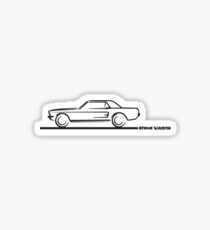 1967 Ford Mustang Hardtop Sticker