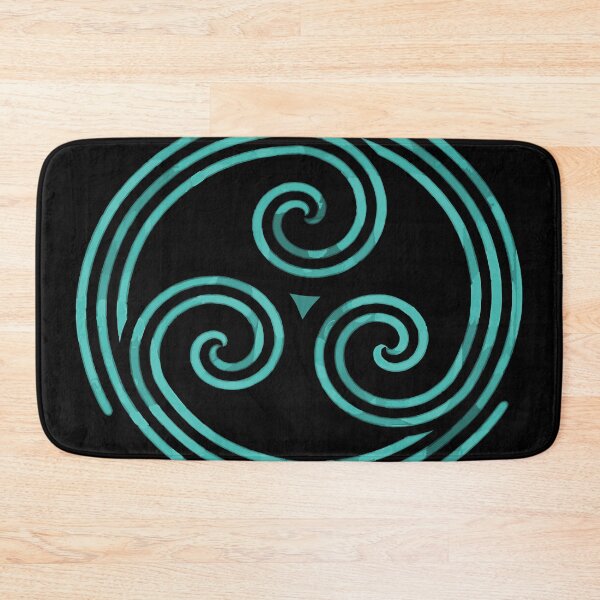 Item preview, Modern Celtic Teal Triple Spiral Design designed and sold by GrimalkinStudio.