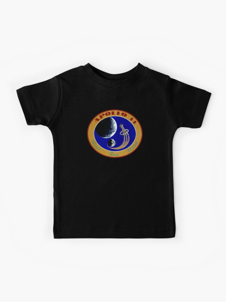 Download Nasa Apollo 14 Moon Mission Astronaut Crew Patch Kids T Shirt By Jutulen Redbubble