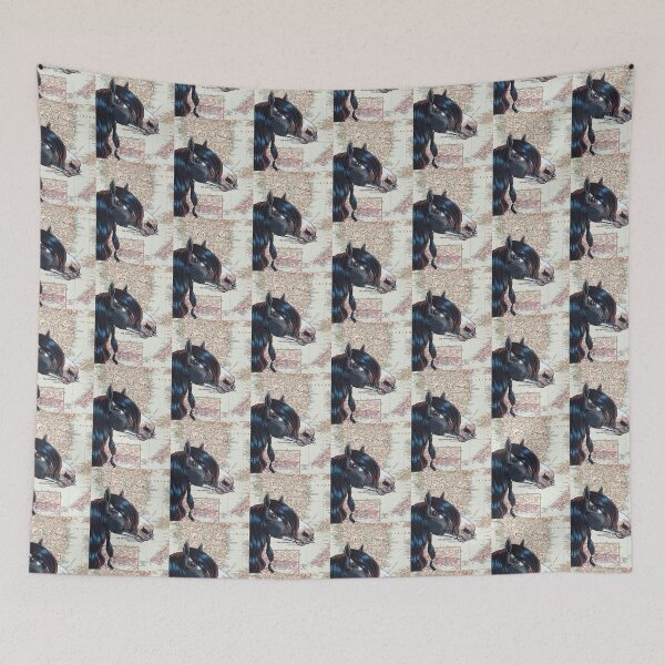 Item preview, Gypsy Vanner Horse on Map designed and sold by Elizabeth Staley.