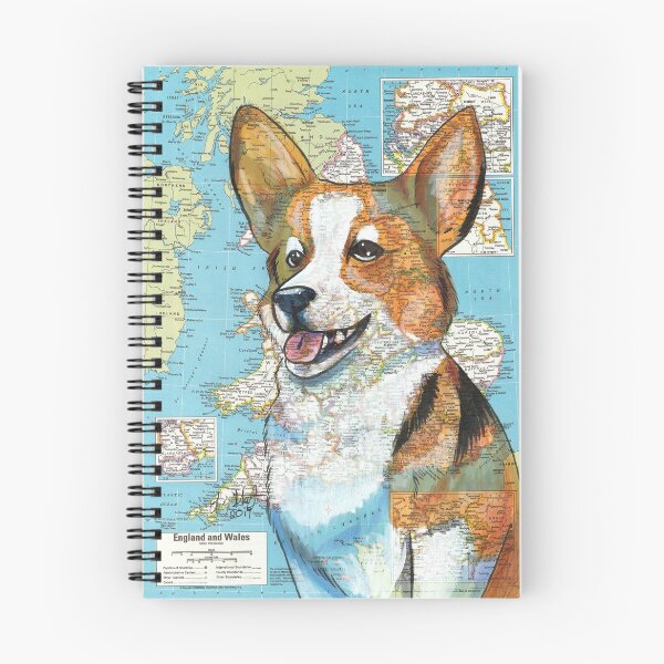Item preview, Welsh Corgi on Map designed and sold by Elizabeth Staley.