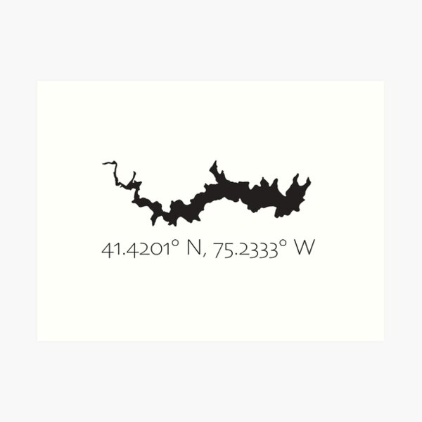 Lake Wallenpaupack Art Print