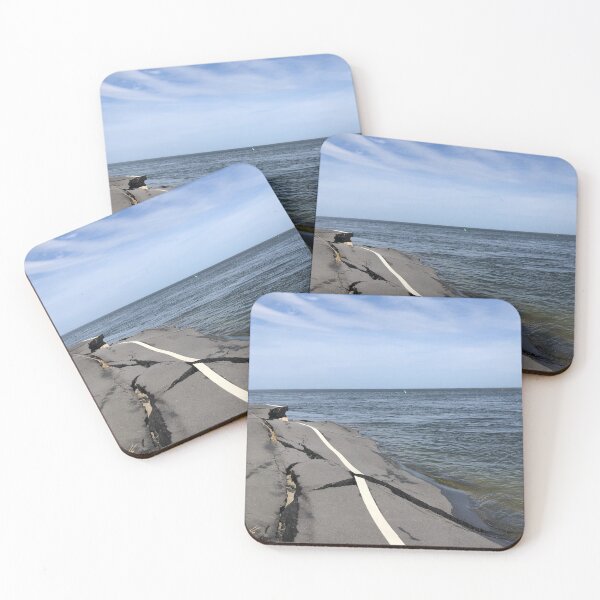 Item preview, Broken Road by the Ocean Ocracoke Island, North Carolina designed and sold by rachelhaak.