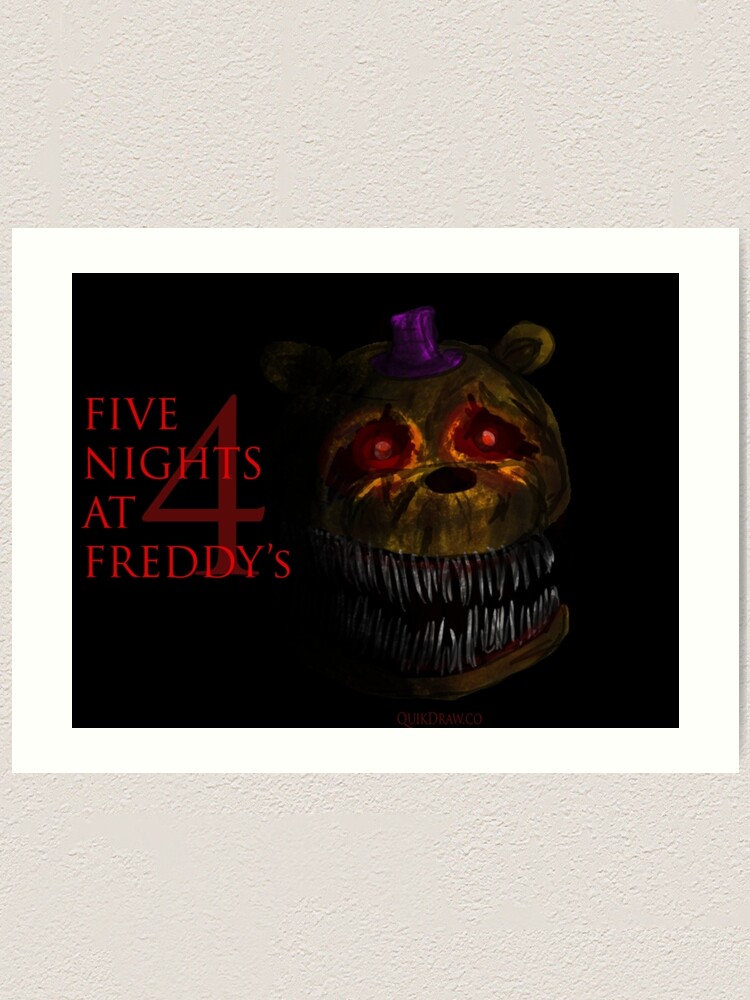 Nightmare Fredbear - Five Nights at Freddy's 4 Minecraft Skin