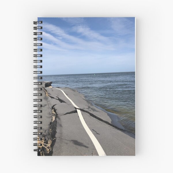 Item preview, Broken Road by the Ocean Ocracoke Island, North Carolina designed and sold by rachelhaak.