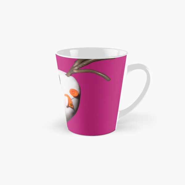 Cute Snowman with Cochlear Implant Tall Mug