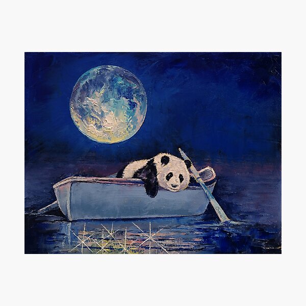 Lune bleue Impression photo