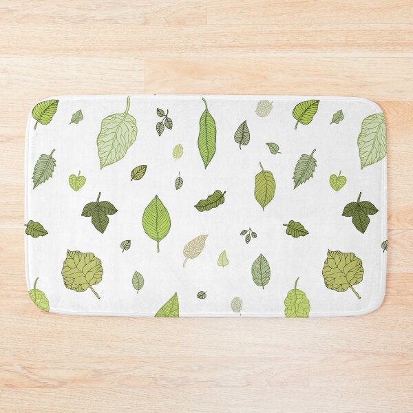 Item preview, Green Leaves Nature Pattern Illustration designed and sold by BluePlanet.