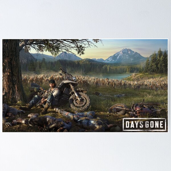 Vista previa del artículo con la obra «Wallpaper Days Gone 4k», diseñado y vendido por PIRULITIS.