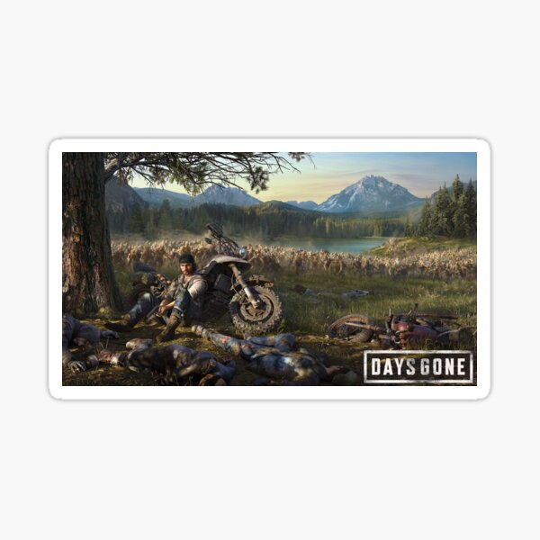 Tapete Days Gone 4k Sticker