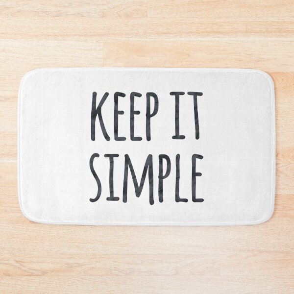 Item preview, Keep it Simple Motivational Simplicity Quote designed and sold by whimseydesigns.