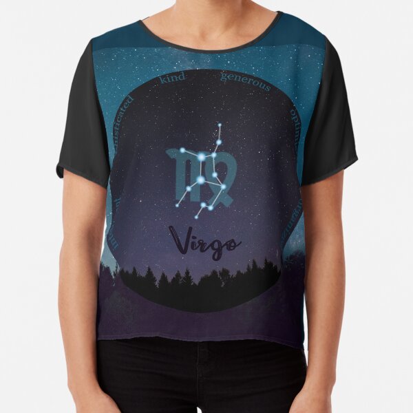 Virgo Zodiac Sign Character Traits Chiffon Top