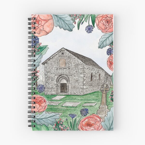 Item preview, Prestbury Norman Chapel with Floral Border designed and sold by LawandDraw.