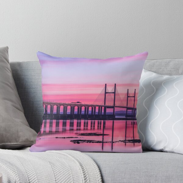 Item preview, Second Severn Crossing Bridge in front of Sunset designed and sold by Jens Roesner.