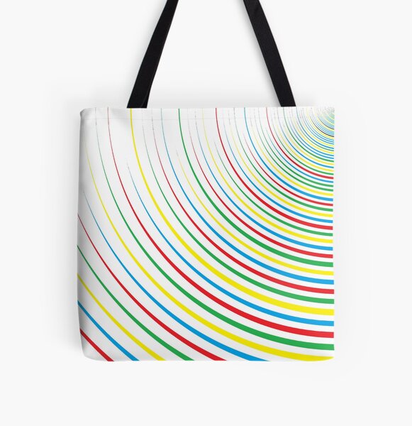 #Design, #abstract, #pattern, #illustration, psychedelic, vortex, modern, art, decoration All Over Print Tote Bag