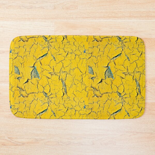 Item preview, Old aged yellow painted surface as abstract background. designed and sold by IaroslavB.