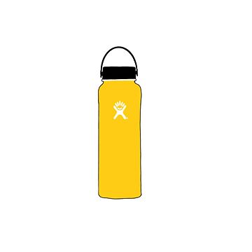 aesthetic yellow pretty summer vsco hydroflask