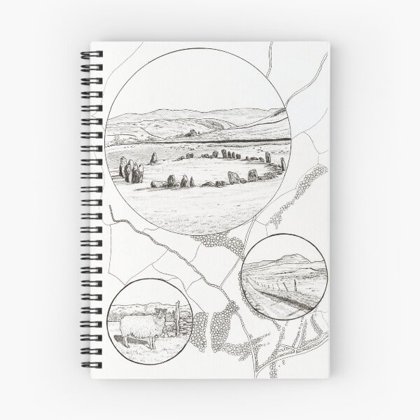Item preview, Walk to Swinside Stone Circle designed and sold by LawandDraw.
